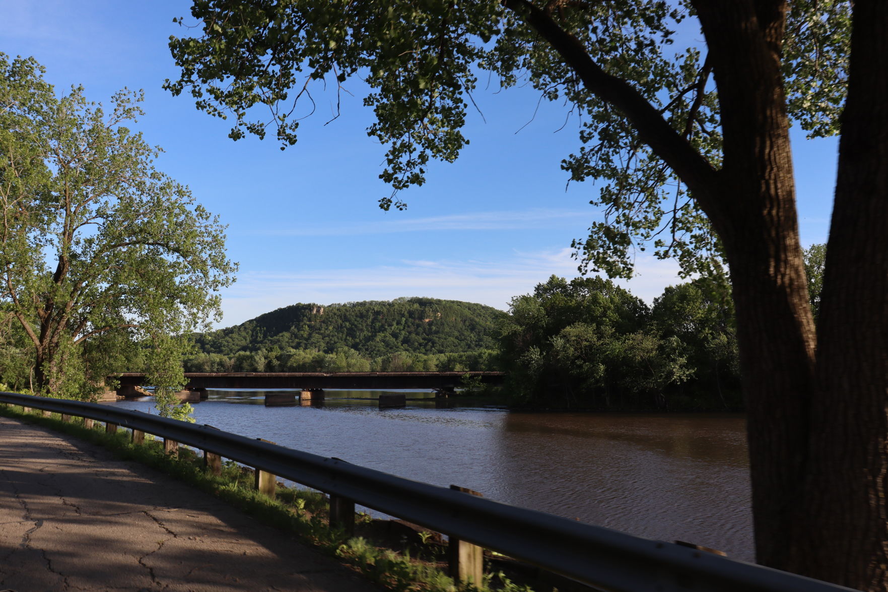 River and road